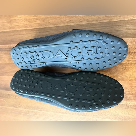 Vintage Coach Fortunata Signature Pattern Loafers - Picture 9 of 9